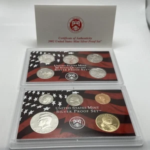 USA Mint Silber Proof Set 2002 State Quarters mit Zertifikat - Bild 1 von 6
