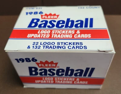 1986 FLEER UPDATE BB, SMALL BOX SET/132, BONDS/BONILLA/CANSECO/FRANCONA/W.CLARK - Image 1 of 4