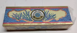 Roger & Gallet Savon Lavande Lavendel Seife - 3 x 5,3 Unzen Runde Riegel - NEU VERSIEGELT - Bild 1 von 3