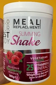 Mahlzeitenersatz Schlankheits Shake Vegetarisch Proteinreiche Vitamine Himbeergeschmack - Bild 1 von 5