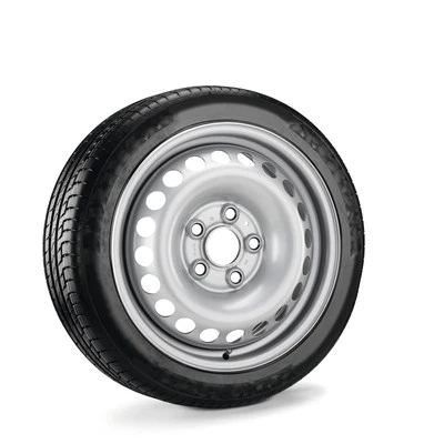 Original VW Caddy 5 Winterkompletträder 17 Zoll Stahl Bridgestone 215/55 R17 98V - Bild 1 von 3
