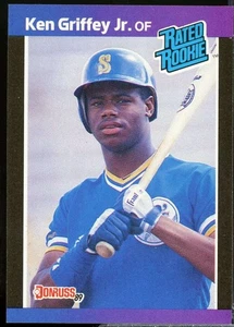Ken Griffey Jr. Rookie Card 1989 Donruss #33 - Picture 1 of 2