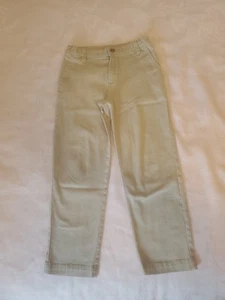 Wonder Nation Khaki Pants Tan Beige School Uniform Stretch Adj Waist Boys Size 7 - Picture 1 of 7