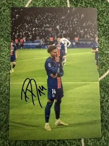 COA foto CERTIFICATO WISH DOUE autografo firmato autografo PSG Signed Photo - Foto 1 di 3