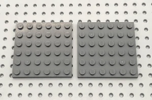 LEGO® 2x Platte Bauplatte 6x6 flach 3958 neu dunkelgrau - Bild 1 von 1