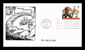 DR JIM STAMPS US COVER CHILDREN'S BOOKS AUTHOR FDC COMICAL PANDA CACHET - Picture 1 of 2