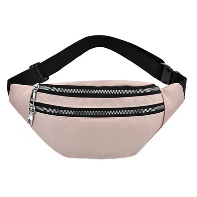 Waist Bag Women Fanny Pack Oxford Female Hip Bum Bag Men Banana Bag Women`s Belt - Image 1 of 4