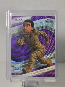 2025 Topps Chrome Disney Major Olga Solis Purple Wave /75 #8 - Bild 1 von 6