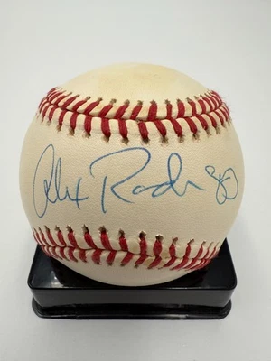 ALEX RODRIGUEZ SIGNED/AUTO'D OFFICIAL RAWLINGS MLB AMERICAN LEAGUE BASEBALL--JSA - Image 1 of 4