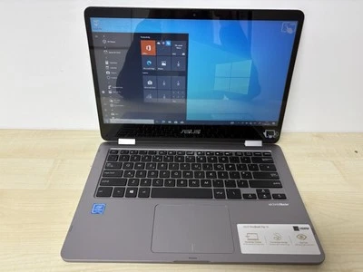 ASUS VivoBook 14 TP401M Laptop Intel N4020 4GB RAM 64GB Touchscreen Win 10 READ - Image 1 of 4