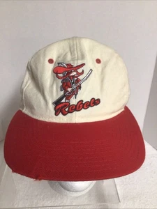 Cappello Berretto Vintage Starter UNLV Rebels Distressed Snapback Bianco Rosso Lana Calcio LEGGI - Foto 1 di 9