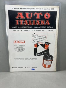 Auto italiana N3 Gennaio 1954 rivista Auto Illustrazione Carrozzeria Italia - Foto 1 di 2