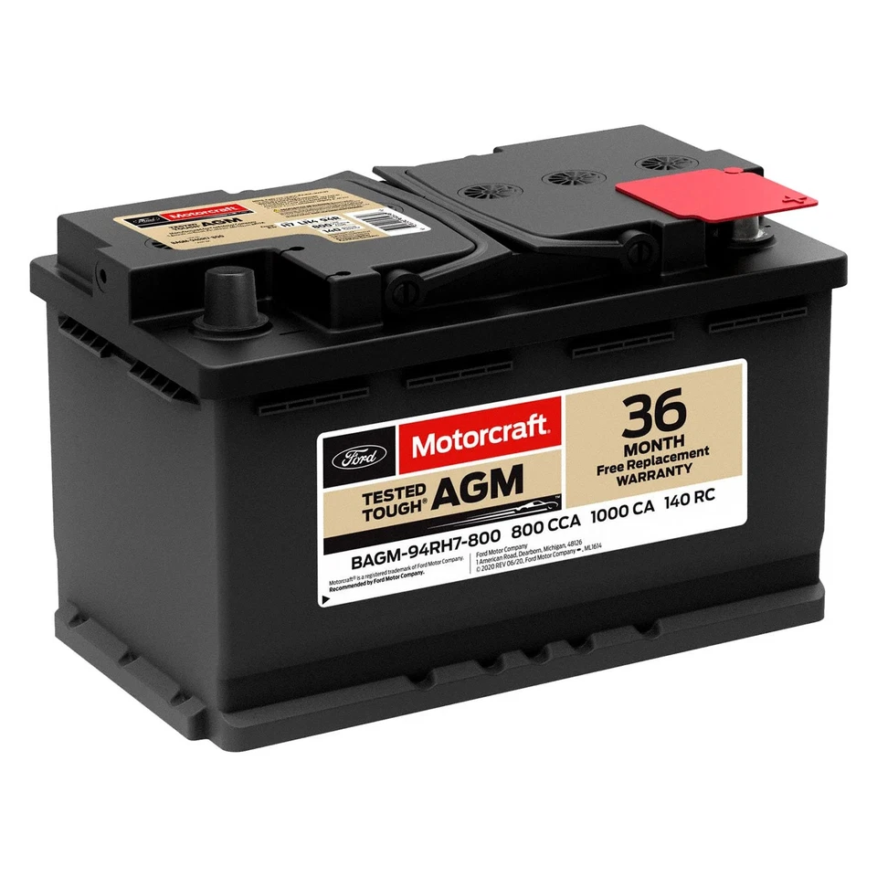 For Chevy Silverado 2500 HD 21-23 Motorcraft Tested Tough Max AGM Battery - Image 1 of 4