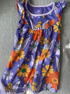 Disney Tinker Bell Girls Nightgown Sleepwear  Purple 2T - Image 1 of 4