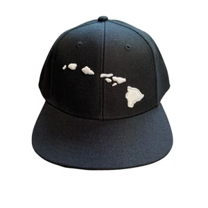 808 Clothing Co Hawaiian Islands Maui verstellbarer Druckknopflasche Einheitsgröße schwarz - Bild 1 von 7