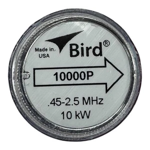 10000P Bird Element for 43 Wattmeter 10000W 0.45-2.5Mhz - Picture 1 of 2