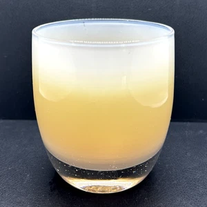 Glassybaby Votivkerzenhalter "Freundschaft" Ambre Karamell Farbe 3,75" - Bild 1 von 9