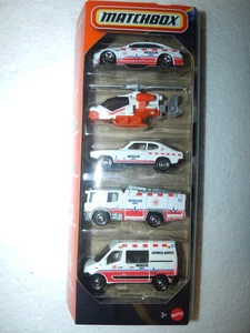 Matchbox 2025 MBX Rescue V 5-Pack-Variation #1 VHTF - Picture 1 of 1