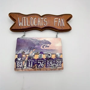Kansas State Wildcats Football Lil 'Cat Backers KSU EMAW Hängeschild Holz 9x9 - Bild 1 von 4