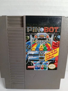 Vintage 1990 ~ PINBOT ~ Nintendo Entertainment System Game Cartridge - Picture 1 of 5