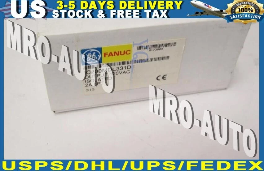 New 1PCS GE Fanuc IC200MDL331D VersaMax 8-Channel Isolated Output Module 120VAC - Image 1 of 1
