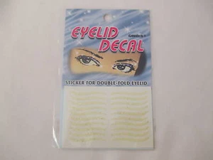 Glitter Eyelid Decals Lemon Wavy Design New - Picture 1 of 1