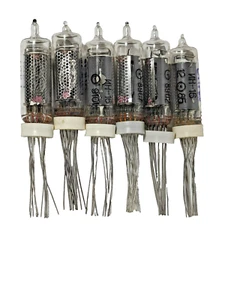 TUBO NIXIE IN-16 PARA RELOJ INDICADOR DE DESCARGA DE BRILLO PROBADO / NUEVO / LOTE DE 6 piezas. - Imagen 1 de 3