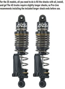 Pro-Line 6359-00 PowerStroke FRONT Shocks 3S/4S BLX Kraton Outcast Senton Typhon - Picture 1 of 6