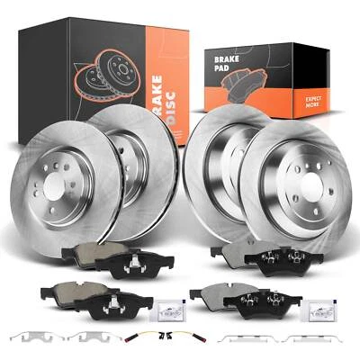 Front & Rear Disc Rotors & Ceramic Brake Pads for Mercedes-Benz ML320 W164 W251 - Image 1 of 4
