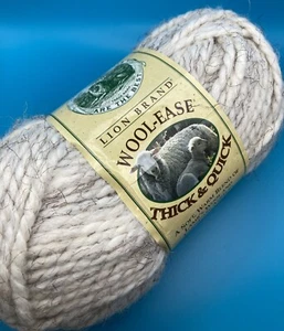 Hilo grueso y rápido fácil de lana 1 madeja marca León color mezcla de lana Metropolis - Imagen 1 de 3