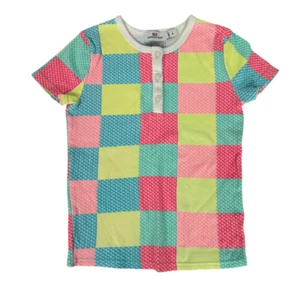 Vineyard Vines Girl's Patchwork Whale PJ TOP size 6 - Picture 1 of 5