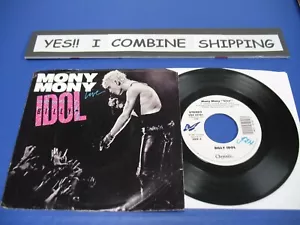 Billy Idol – Mony Mony (Live) / Shakin' All Over 80's Rock 45 w/PS EX VINYL - Picture 1 of 2