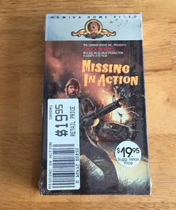 Missing In Action Chuck Norris MGM 1988 VHS Factory Sealed - Picture 1 of 2