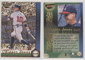 1999 Pacific Revolution Tripleheaders Chipper Jones #12 HOF