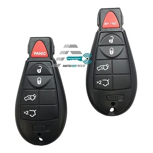 2PCS Replacement 2008 - 2013 Dodge Fobik Key remote 5 button IYZ-C01C/ M3N5W783X - Picture 1 of 6