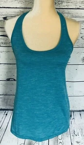 Canotta donna Old Navy XS Activewear blu racerback strap ampia seta - Foto 1 di 9