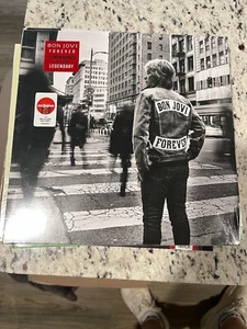 Bon Jovi "Forever" Red & Clear Split Vinyl LP Target Exclusive New Sealed Z-2 - Picture 1 of 4