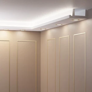 20 Metros Luz LED Bebauung Perfil Spot para Iluminación Indirecta XPS OL-35 Weiß - Imagen 1 de 9