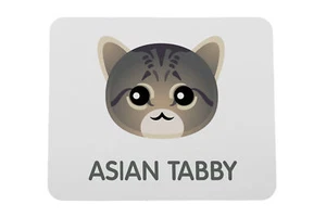Sous-Matelas Tabby Asiatique Avec Chat Art-Chien - Photo 1/6