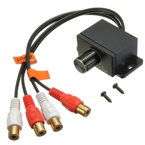 Amplificador de audio universal para coche Bass Boost RCA hembra perilla de control de volumen remoto - Imagen 1 de 5