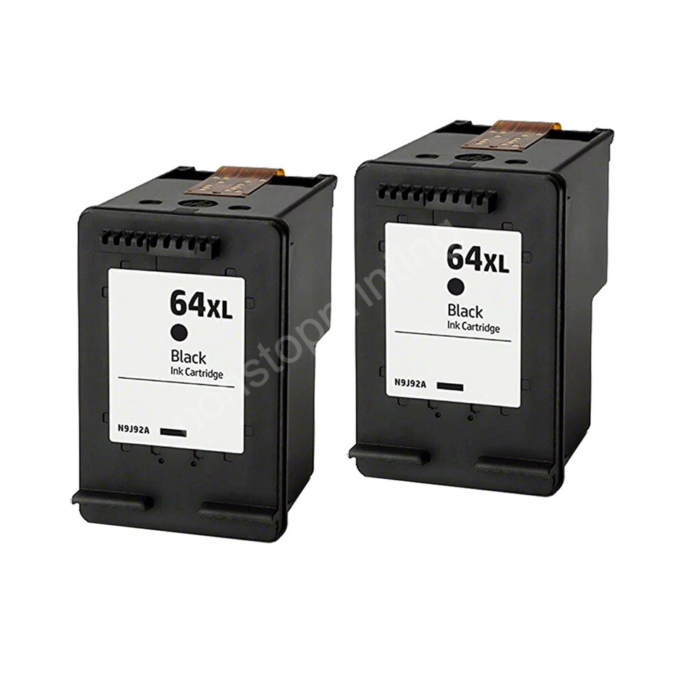 High Yield Ink For HP 64XL Cartridge Black/Tri-Color | ENVY Tango Series - Image 1 of 1