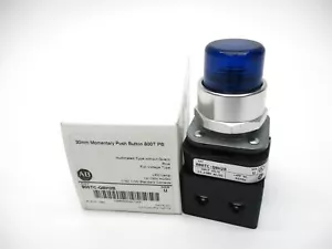 ALLEN BRADLEY 800TC-QBH2B SER. U 12-130VAC/DC (WH) NSMP - Picture 1 of 4