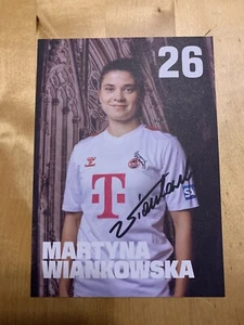 Martyna Wiankowska / 1. FC Köln Frauen / Saison 2023-2024 / Autogrammkarte - Bild 1 von 1