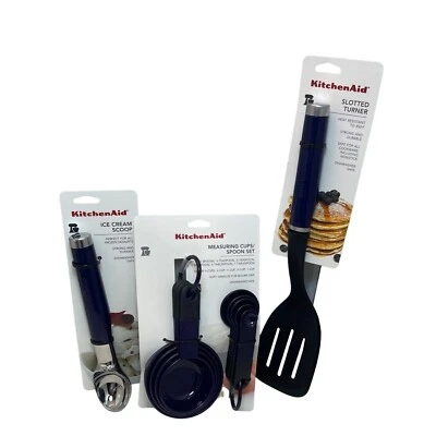 KitchenAid Purple11pc.Turner Measuring Cups &Spoons Ice Cream Scoop Set NWT! - Image 1 of 4