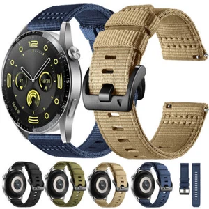 Braided Nylon Band Strap For Amazfit GTR 4 3 2 2e 42 47mm GTS 4Mini Bip 5 3 Lite - Picture 1 of 38