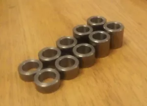 M4 Clearance Mild Steel 15mm O/D washer / spacer / sleeve PICK LENGTH - Picture 1 of 5