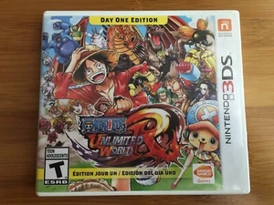 NO GAME One Piece: Unlimited World Red Day One Edition (Nintendo 3DS) BOX ONLY - Picture 1 of 8