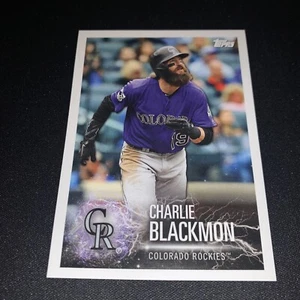 #165 Charlie Blackmon Colorado Rockies Topps MLB 2019 Sticker Craig Kimbrel - Bild 1 von 2