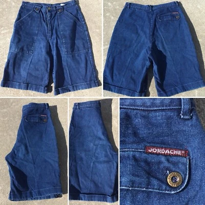 Pantalones Cortos Vaqueros Vintage Jordache Talla 32 28 Cintura Años 80 90 Cintura Alta Foto 1 de 4