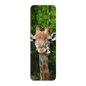 GIRAFFE SMILE NOVELTY BOOKMARK SAME IMAGE BOTH SIDES GREAT GIFT - Picture 1 of 1